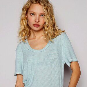 POL Light Blue Tee Top